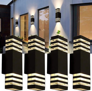 LED Outdoor Waterproof Wall Light Decor Socket External Stairs Fitter Holder E27 Lighting Bedroom Fixture Home Lamp Wall Street