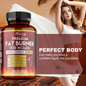 Metabolism Support for Women - 120 Capsules with Green Tea Extract
