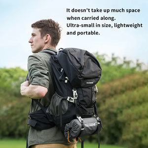 PACOONE Inflatable Camping Mattress with Pillow Ultralight Air Sleeping Pad Pump