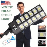 504LED Solar Street Light Outdoor Motion Sensor Remote Control Waterproof 4300mAh