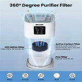 2 in 1 Air Purifier H13 HEPA with Aromatherapy for Allergies Pets Odor