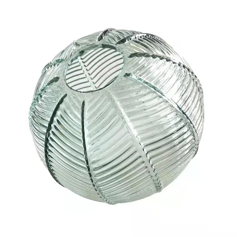 Modern Glass Pendant Light – Green Leaf Hanging Lamp for Bedroom & Living Room