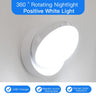 360° Rotating Magnetic LED Night Light Motion Sensor USB Rechargeable Lamp