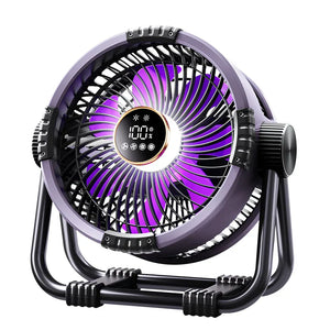 Camping Fan 20000mAh Rechargeable with LED Light Power Bank