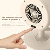 500W Portable Electric Heater – Desktop Silent Heater Energy-Efficient Home Office