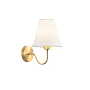 Modern Fabric Wall Lamp – Retro E27 Bedside Sconce Light for Bedroom & Living Room