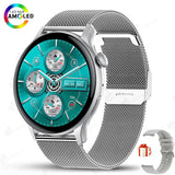 2025 AMOLED Smartwatch for Women Health Monitor AI Voice Bluetooth Call Watch