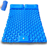 2025 Upgrade Double Air Mattress Camping Inflatable Bed Built-in Pump Waterproof