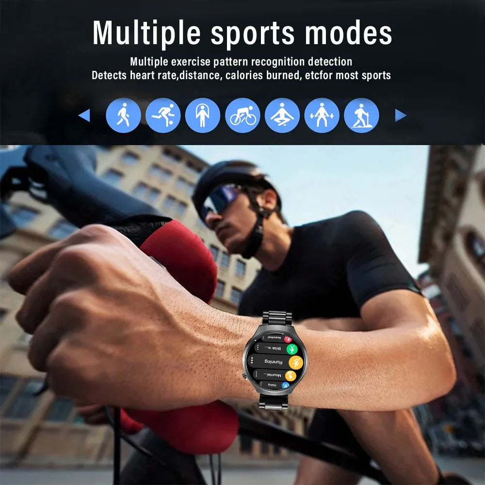 Men's Smart Watch Bluetooth Calling Fitness Tracker HD Display Sports Watch