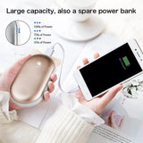 2-Pack 10000mAh USB Rechargeable Hand Warmers Power Bank Electric Fast Heater