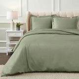 1200 Thread Count Egyptian Cotton Solid Duvet Cover Set - Egyptian Cotton Duvet Cover Set by Superior