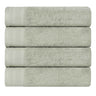 Honeycomb Textured Waffle Border Cotton Bath Towels, Set of 4 - Bath Towel by Superior Brand