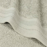 Honeycomb Textured Waffle Border Cotton Bath Towels, Set of 4 - Bath Towel by Superior Brand