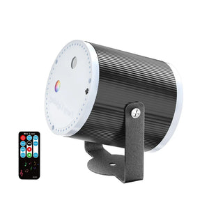 Mini RGB Laser DJ Disco Party Light USB Stage Projector with Remote KTV Bar Wedding