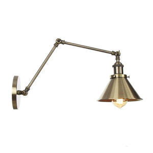 Modern Adjustable Wall Sconce Long Arm Reading Light Bedroom Living Room