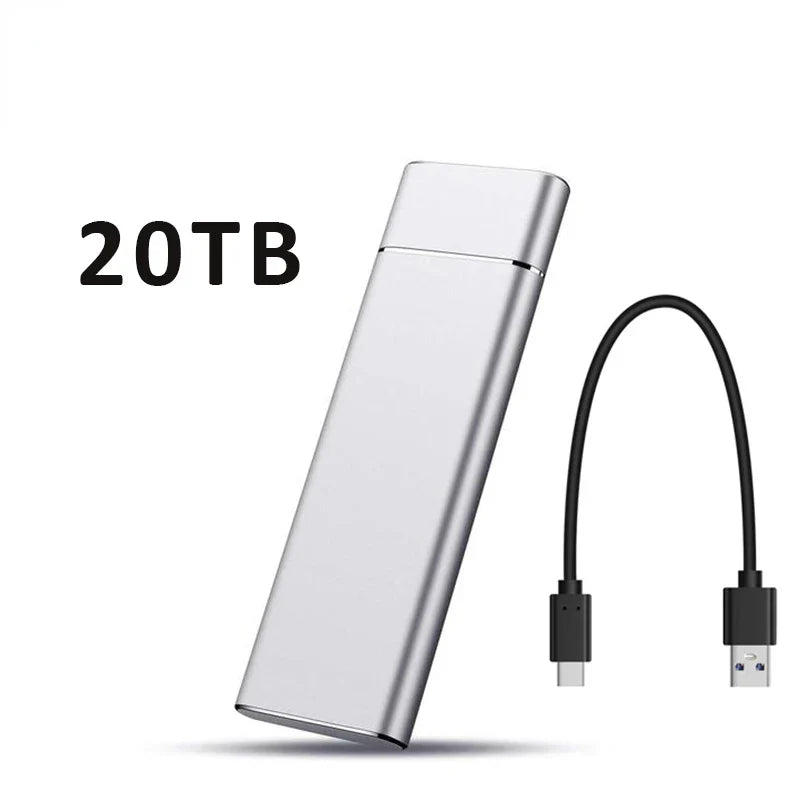 External Portable SSD 2TB 20TB 30TB USB 3.1 Type-C High Speed Drive