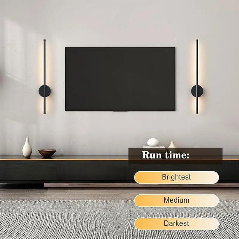 Rechargeable LED Wall Light Touch Switch 3CCT USB Battery Operated Sconce