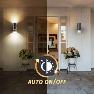 Plug In LED Night Light Dusk to Dawn Sensor Dimmable Hallway Bedroom Lamp