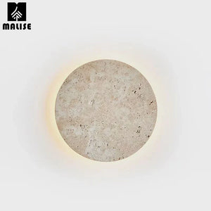 Natural Yellow Stone LED Wall Lamp Bedroom Bedside Hallway Staircase Indoor Light