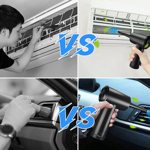 51000RPM Air Duster for Computer Cleaning Cordless Compressed Air Blower with LED