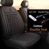 12-24V Heated Car Seat Cover with Fast Heating Flannel or Cloth