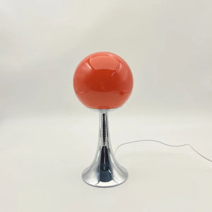Glass Round Table Lamp Home Bedroom Desk Night Light Atmosphere Bedside Lamp