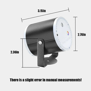 Mini RGB Laser DJ Disco Party Light USB Stage Projector with Remote KTV Bar Wedding