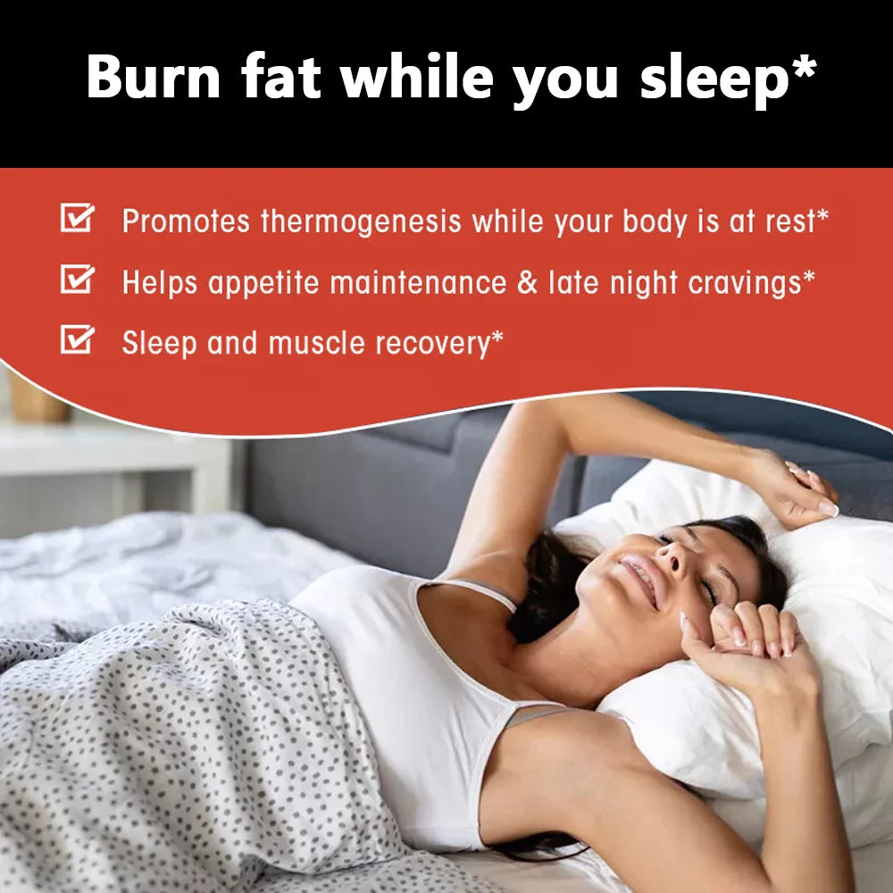 Fat Burning Supplement + Melatonin Supplement - 120 Capsules