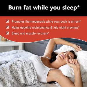 Fat Burning Supplement + Melatonin Supplement - 120 Capsules