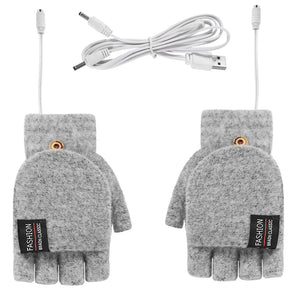 Electric Heated Gloves – USB Rechargeable Winter Hand Warmer for Skiing Sports