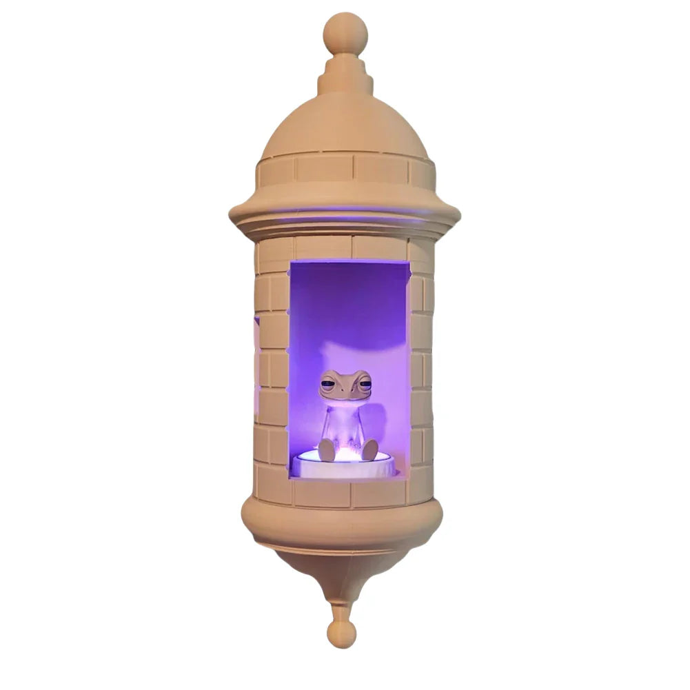 Puerto Rican Garita Coqui Lamp 16 Color USB LED Night Light Handmade Souvenir