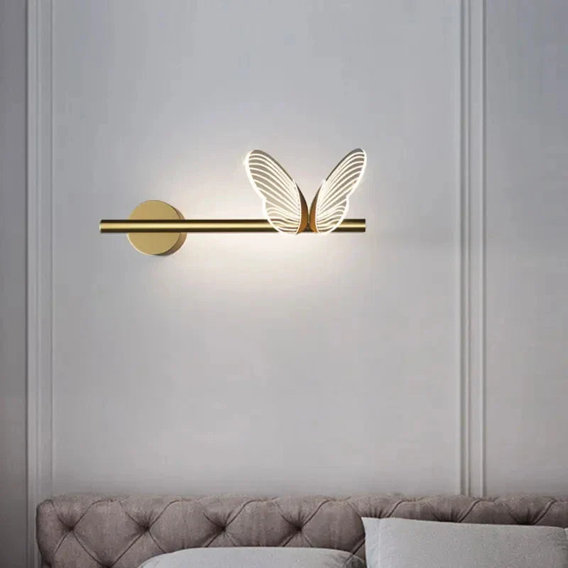 Butterfly LED Wall Lamp Night Light for Bedroom Living Room Home Decor