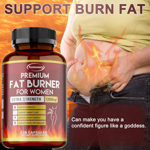 Metabolism Support for Women - 120 Capsules with Green Tea Extract