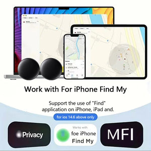 Magnetic GPS Car Tracker Vehicle Locator Anti Theft Works with Find My App
