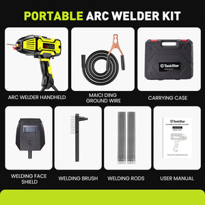 Portable 110V ARC Welder IGBT Inverter Handheld Stick Welding Machine 20-200Amp