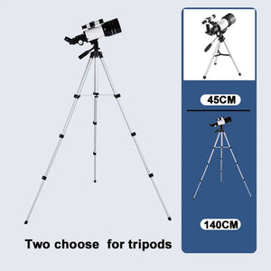 Professional Astronomical Telescope 150X HD Moon Viewing Refractor for Stargazing