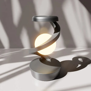 Magnetic Floating Table Lamp with 15W Wireless Charger RGB LED Night Light