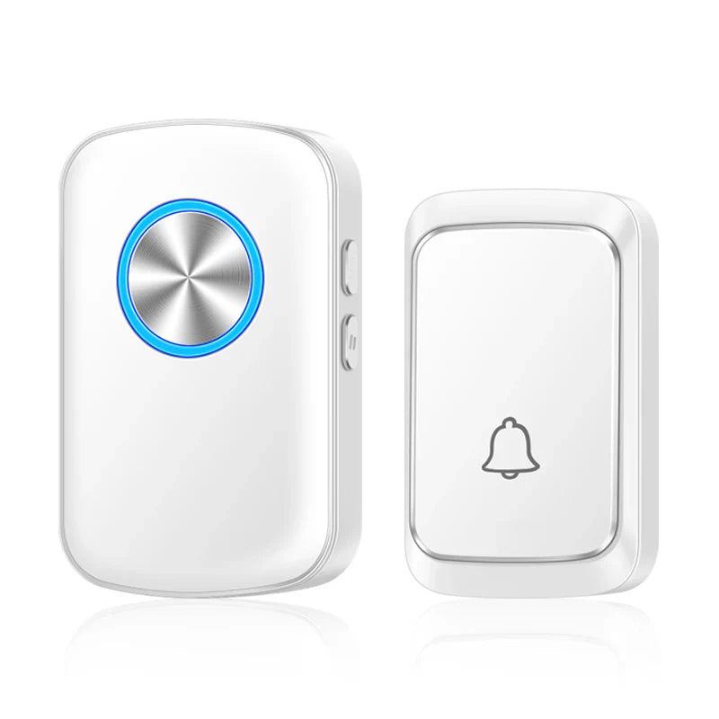 Wireless Smart Doorbell 300M Range Plug In 60 Melodies LED Light Volume Control