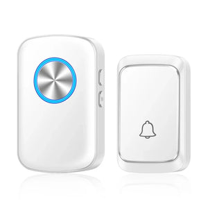 Wireless Smart Doorbell 300M Range Plug In 60 Melodies LED Light Volume Control