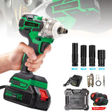 380Nm 21V Brushless Cordless Electric Wrench High Torque Impact Tool
