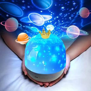 Kids Night Light Projector Star Galaxy 15-Film Rotating Bedroom Gift Lamp