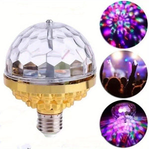 E27 RGB Rotating Stage Light LED Disco Party Projector Lamp for DJ Bar Home