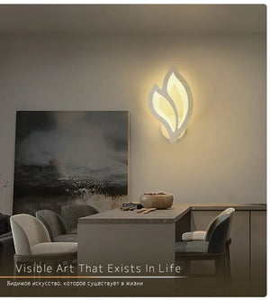 Modern LED Wall Lamp – Luxury Indoor Light for Living Room & Bedside Wall Decor