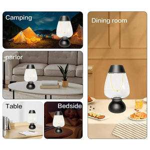 Rechargeable Dimmable LED Filament Table Lamp – Nordic Cordless Bedside Light