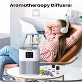 2 in 1 Air Purifier H13 HEPA with Aromatherapy for Allergies Pets Odor