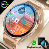 2025 AMOLED Smartwatch for Women Health Monitor AI Voice Bluetooth Call Watch
