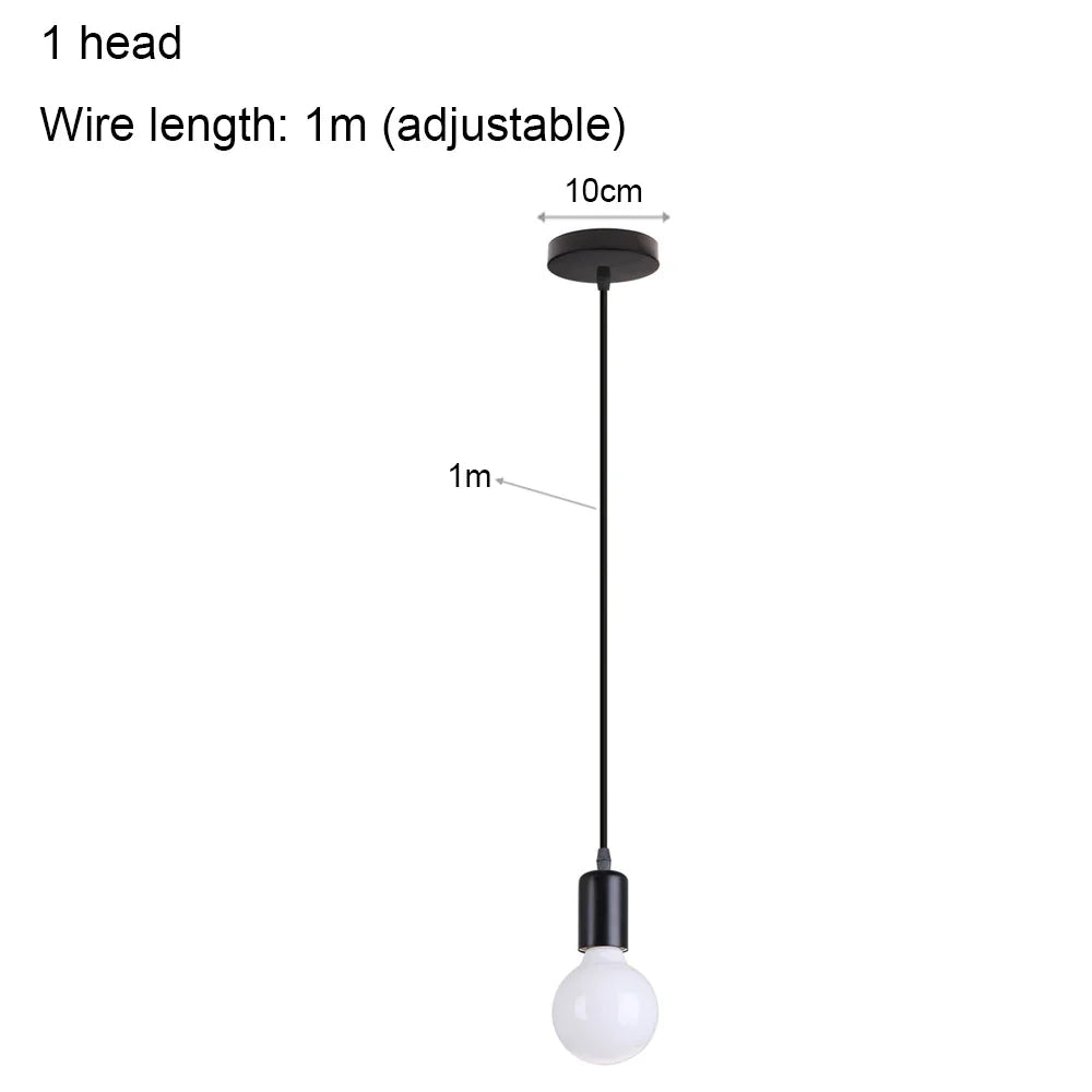 DIY Spider Chandelier Vintage Industrial Pendant Ceiling Light Home Hanging Lamp