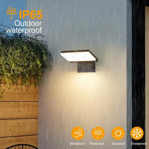 18W LED Outdoor Wall Light IP65 Waterproof Motion Sensor Foldable Modern Lamp