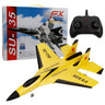 Kids RC Airplane 2.4GHz Fighter Jet Glider Remote Control Plane
