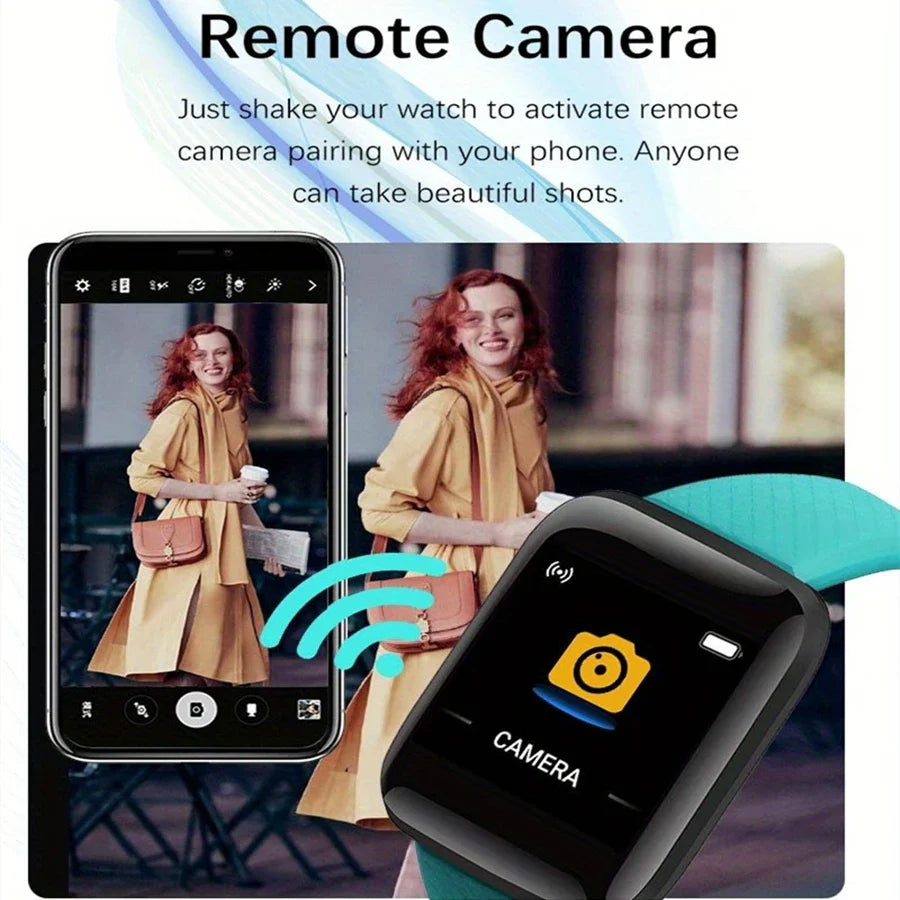 Smartwatch for Men & Women with Fitness Tracker, Messages & Heart Rate Monitor